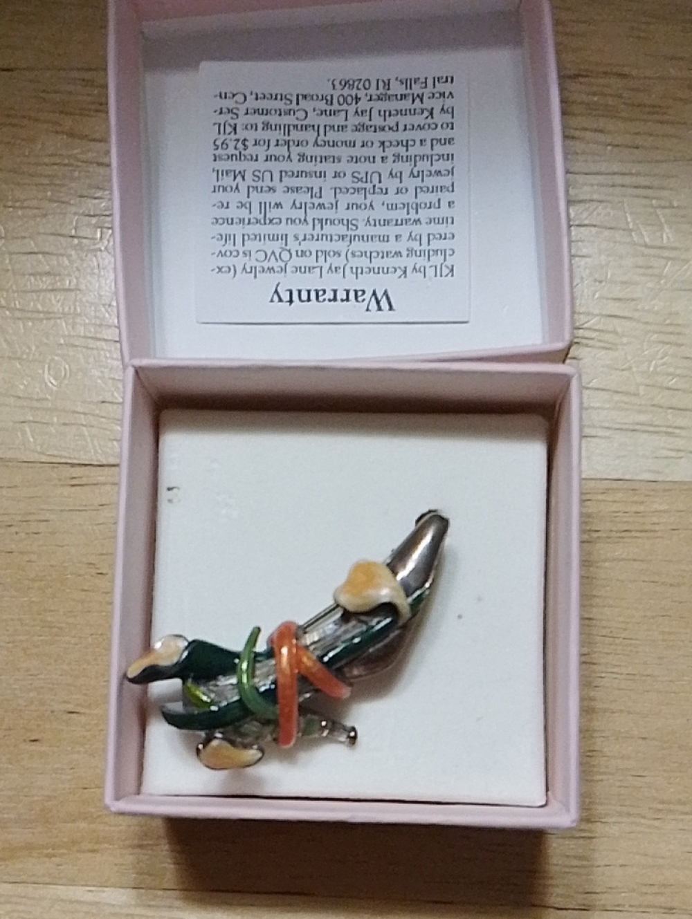 Shoepin In Its Pink Box